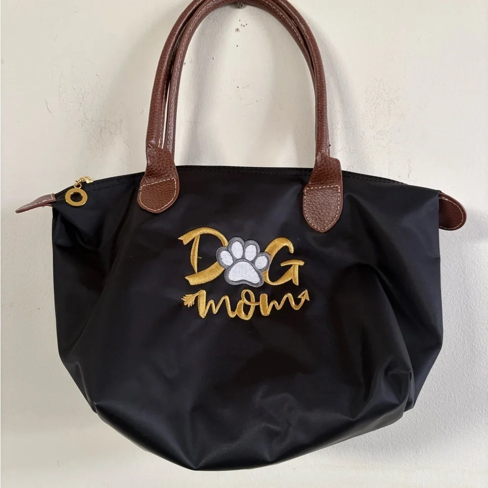 Dog Mom small Tote Bag Eco Shopping Mothers Day Gift for Mama Puppy Lovers